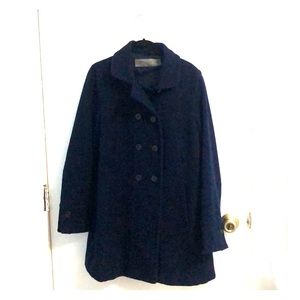 Navy Zara peacoat